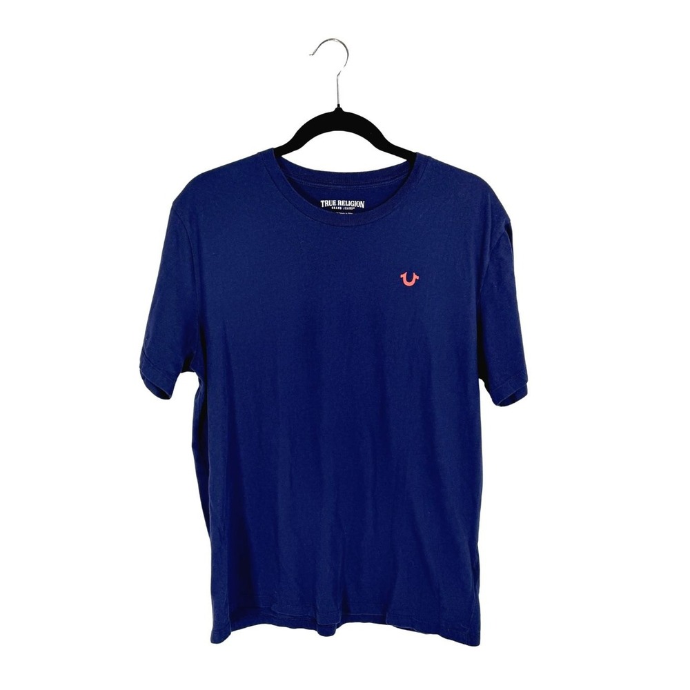 True Religion 2002 World Tour Graphic T-Shirt Navy 100% Cotton